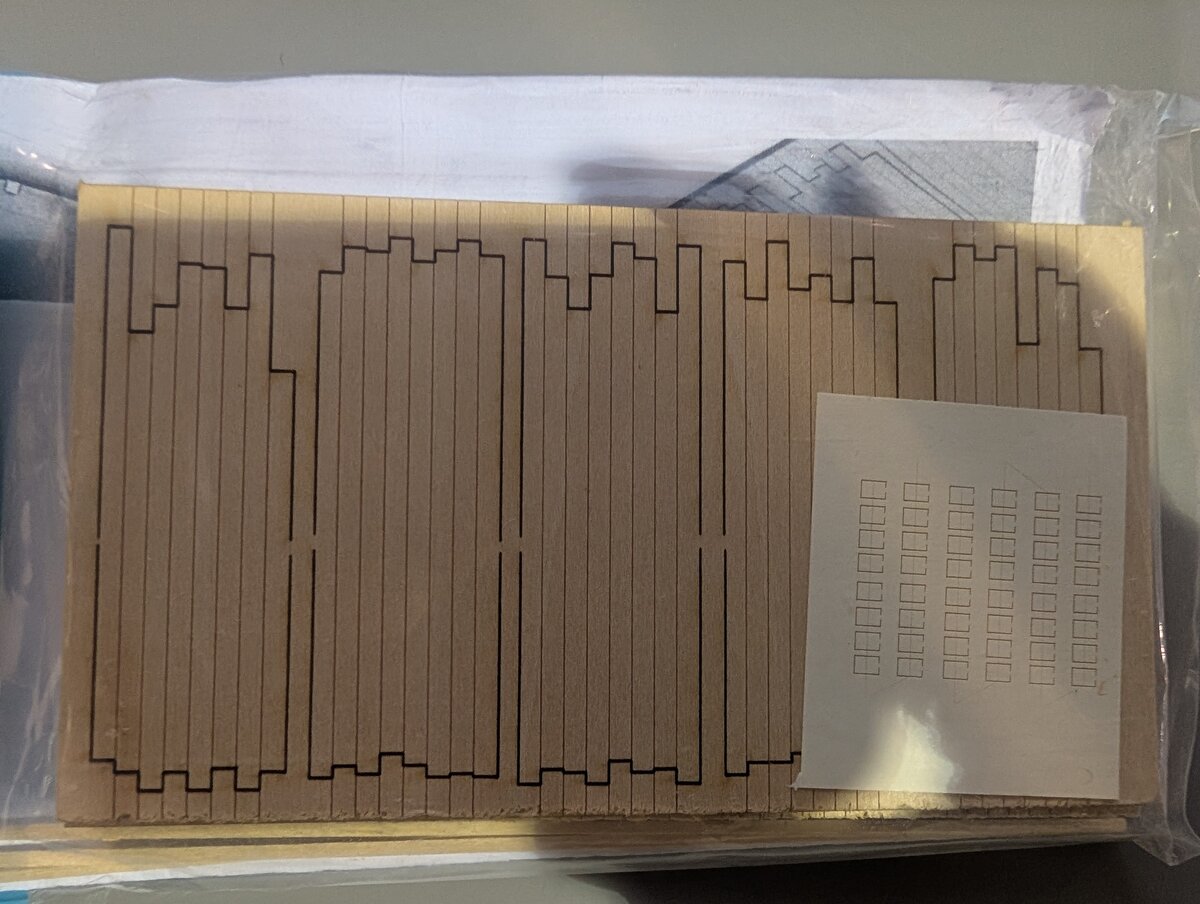 Banta Model Works T-2131 O Scale Lumber Load For On30/On3 Flat Cars