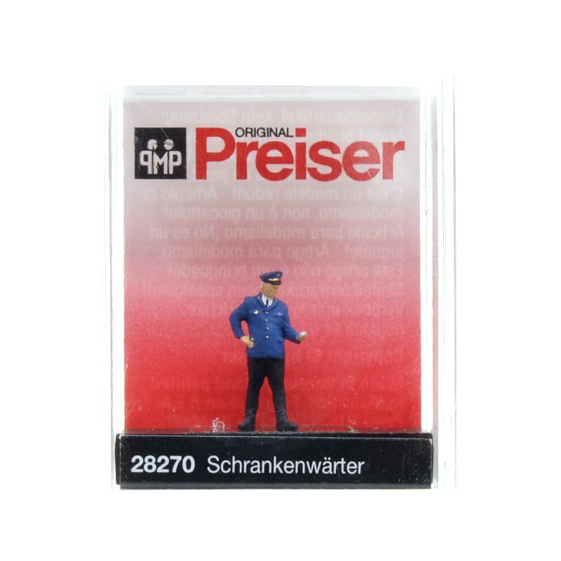 Preiser 28270 HO Level-Crossing Attendant Figure