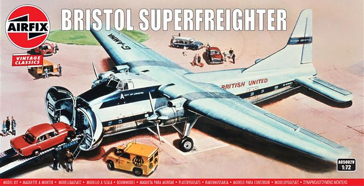 Airfix Products A05002V 1:72 Bristol Superfrieghter Aircraft Plastic Model Kit