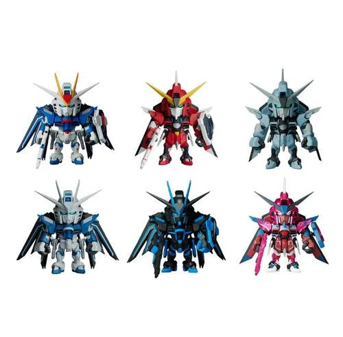 Bandai BNESH23350 Gundam SEED Freedom QMSV Mini Gundam Figures (Set of 8)