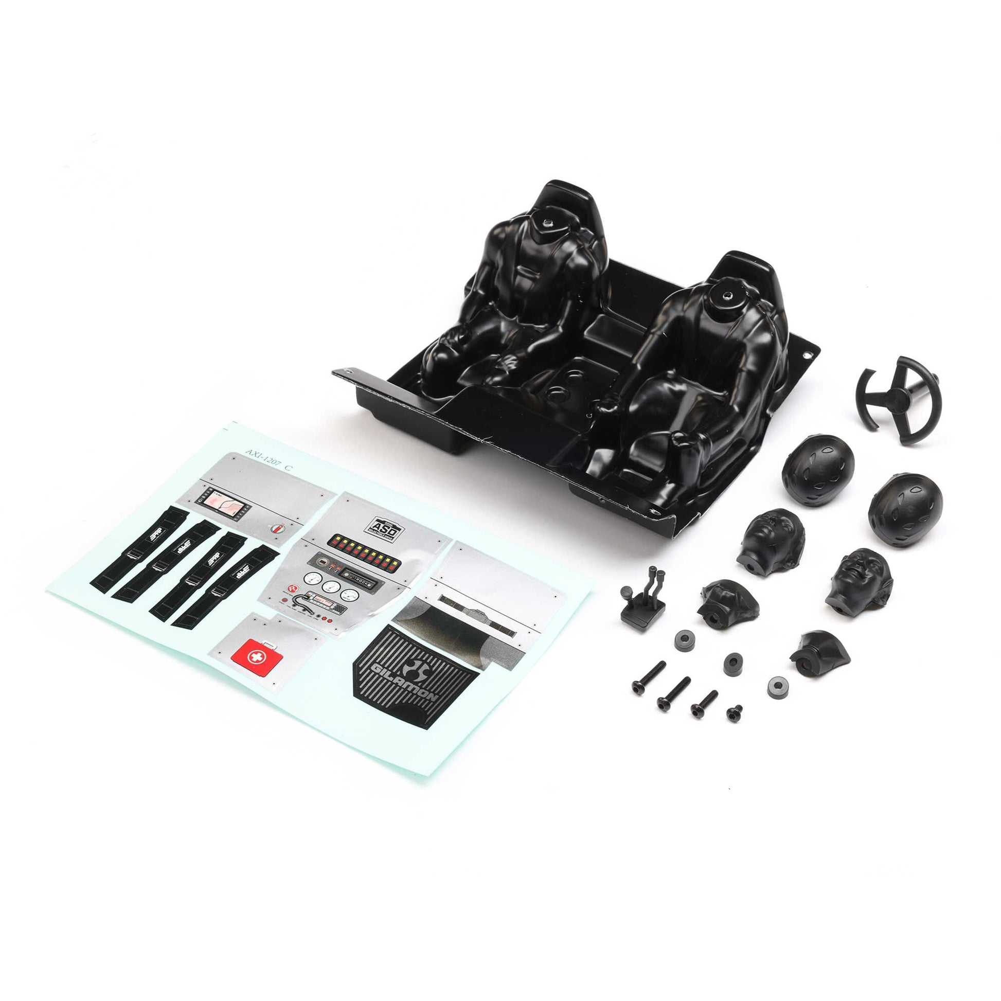 Axial AXI-2192 Gilamon AXP8 Clear Interior Set