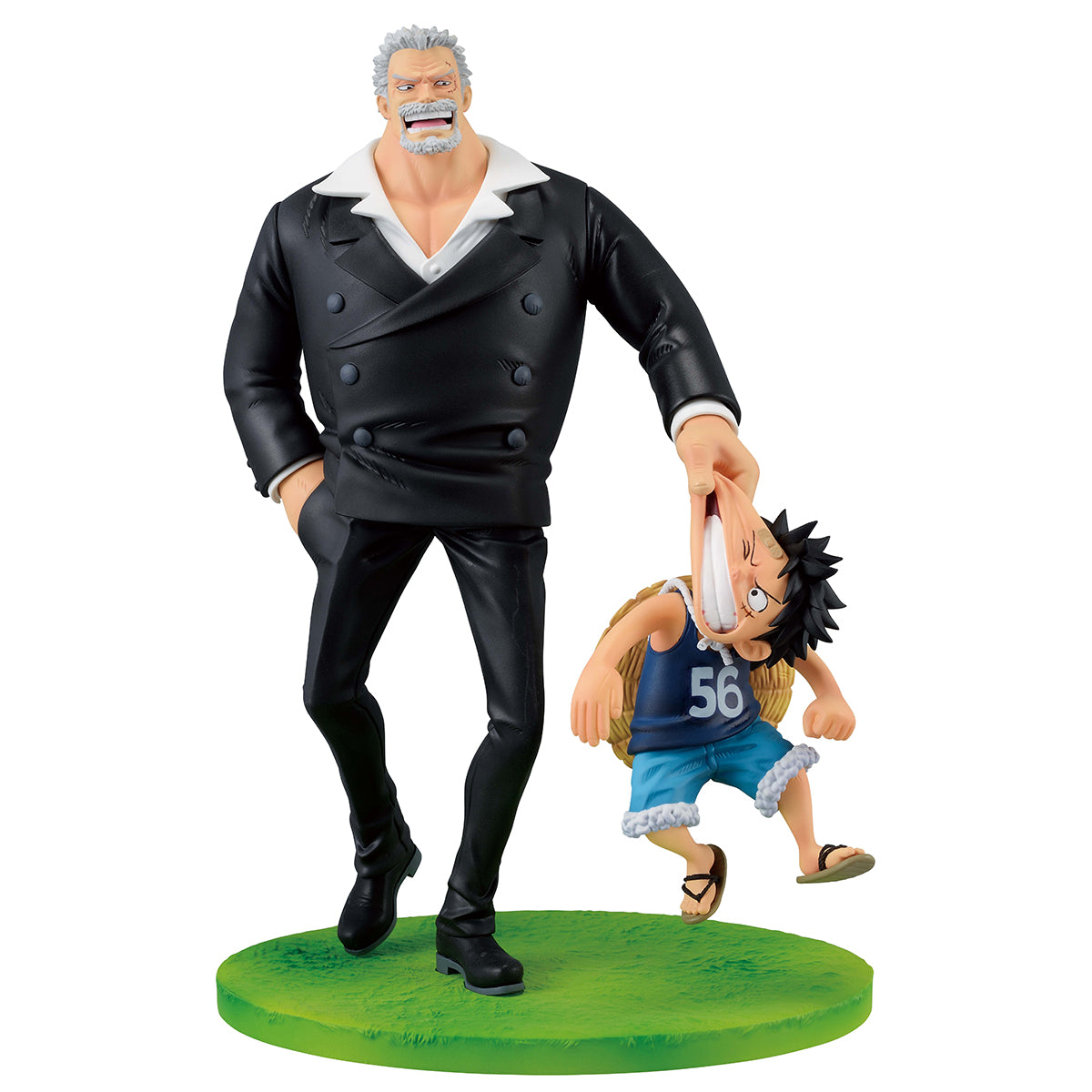 Bandai 67083 One Piece - Monkey.D.Luffy & Monkey.D.Garp Ichibansho Figure