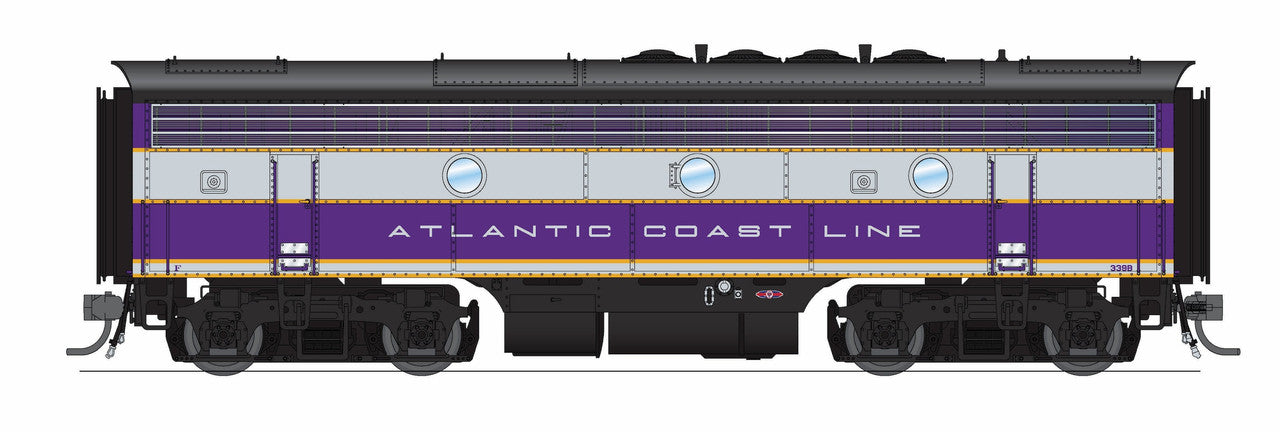 Broadway Limited 9655 HO ACL EMD F3B Diesel Locomotive No-Sound/DCC-Ready #343B