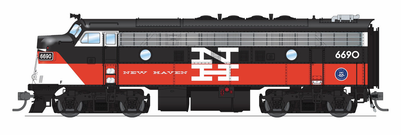 Broadway Limited 9691 HO CDOT EMD F7A Diesel Locomotive Sound/DC/DCC #6691