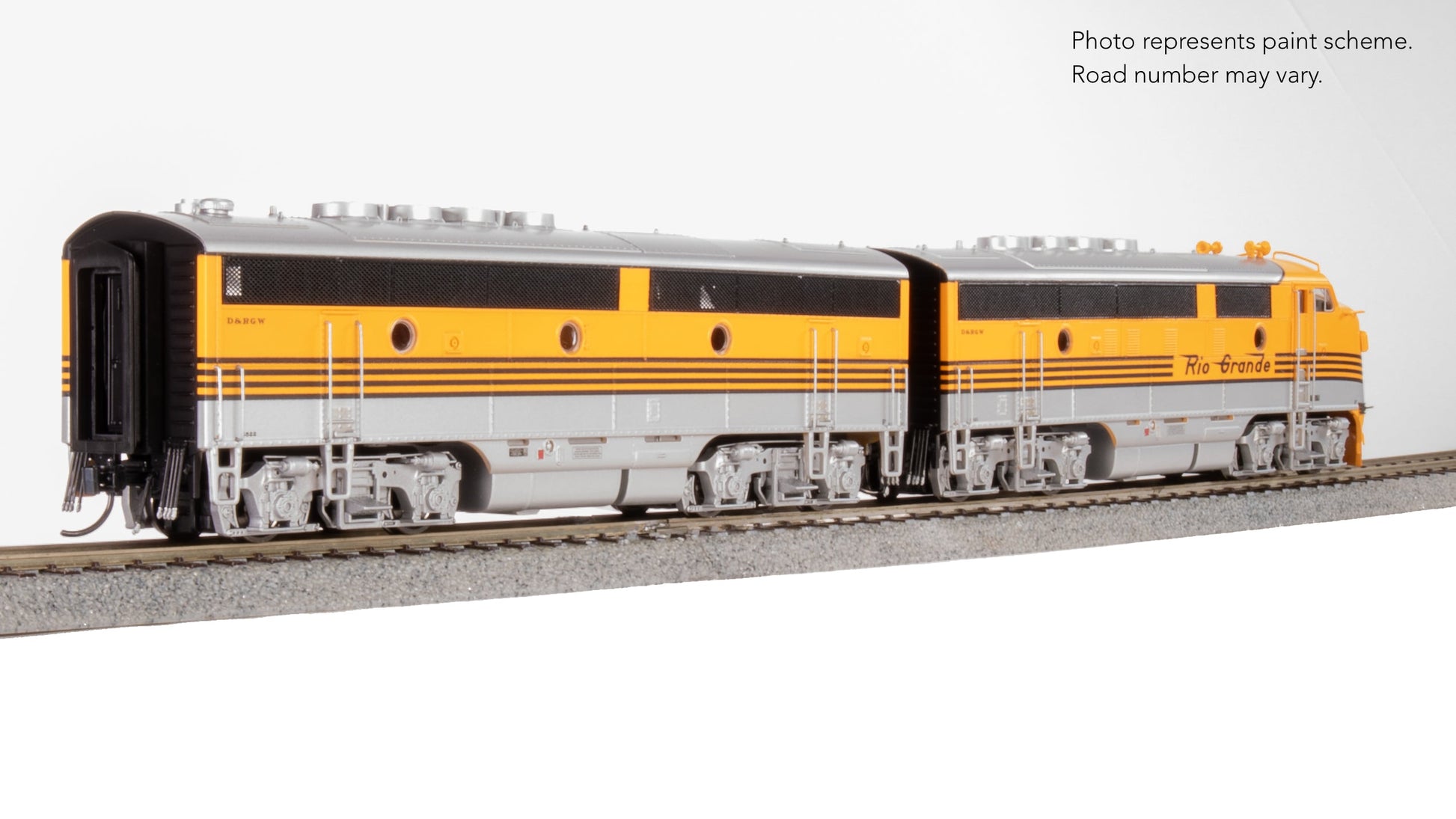 Broadway Limited 9667 HO DRGW EMD F3A/B Diesel Locomotive #5521/5522