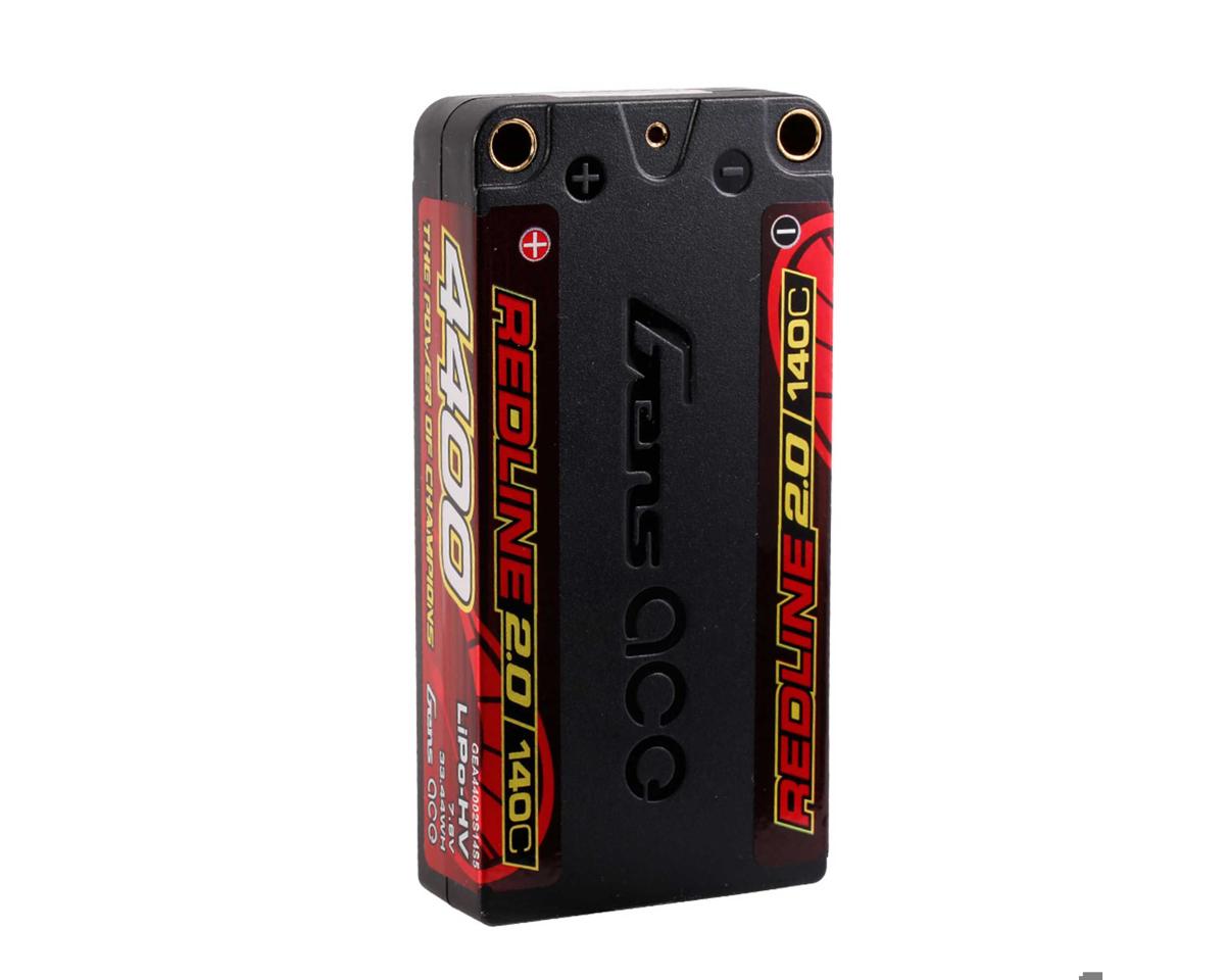 Gens Ace 44002S14S5 Redline 2.0 2S Shory LiHV Battery 140C with 5mm Bullets