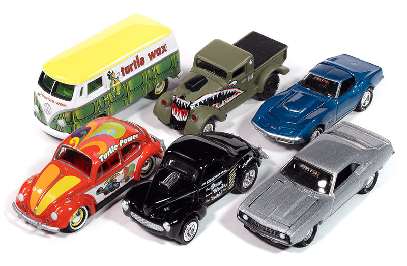 Johnny Lightning JLPK023-B-CASE 1:64 Twin Pack 2024 Release 1B (Set of 12)