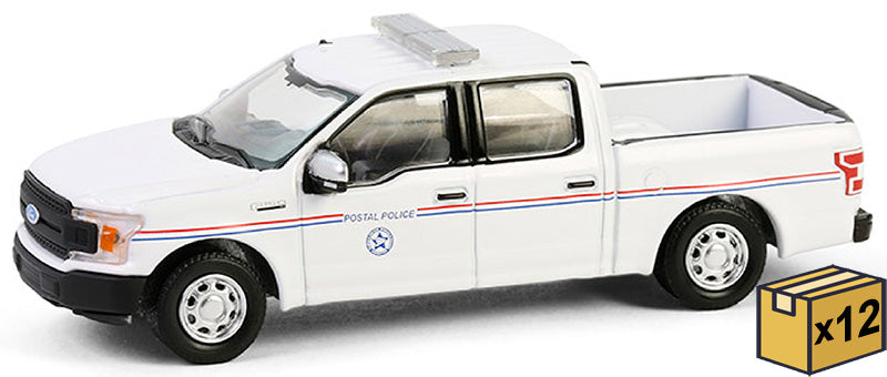 Greenlight Collectibles 30515-CASE 1:64 Ford F-150 XL Police Truck (Pack of 12)