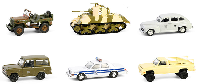 Greenlight Collectibles 61050-CASE 1:64 Battalion 64 Series 5 (Set of 6)