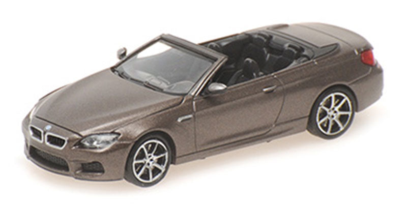 Minichamps 870027331 1:87 Gray 2015 BMW M6 Cabrio Plastic Model
