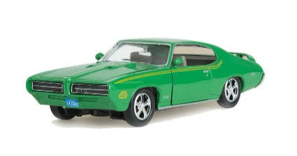 Motor Mac 73242AC 1:24 Diecast Green 1969 Pontiac GTO Judge American Classic