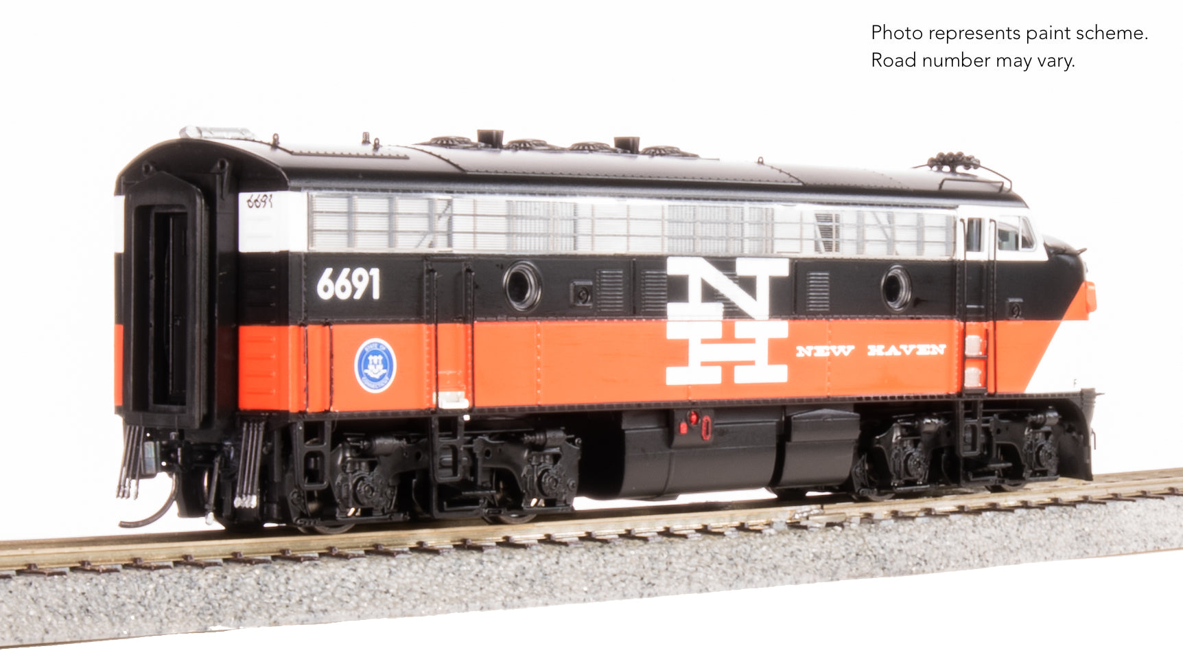 Broadway Limited 9693 HO CDOT NH McGinnis Scheme EMD F7A Diesel Locomotive #6691