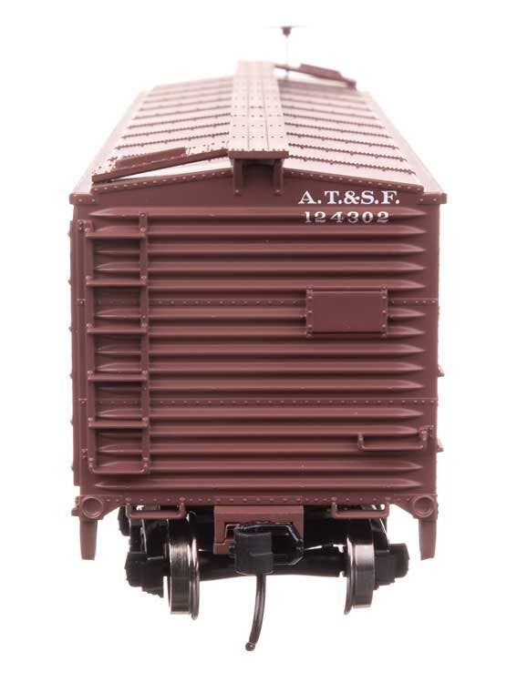 Walthers 910-40701 HO ATSF 40' ARA Single Sheathed Boxcar Ready to Run #124302