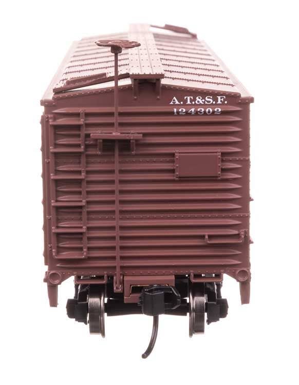 Walthers 910-40701 HO ATSF 40' ARA Single Sheathed Boxcar Ready to Run #124302