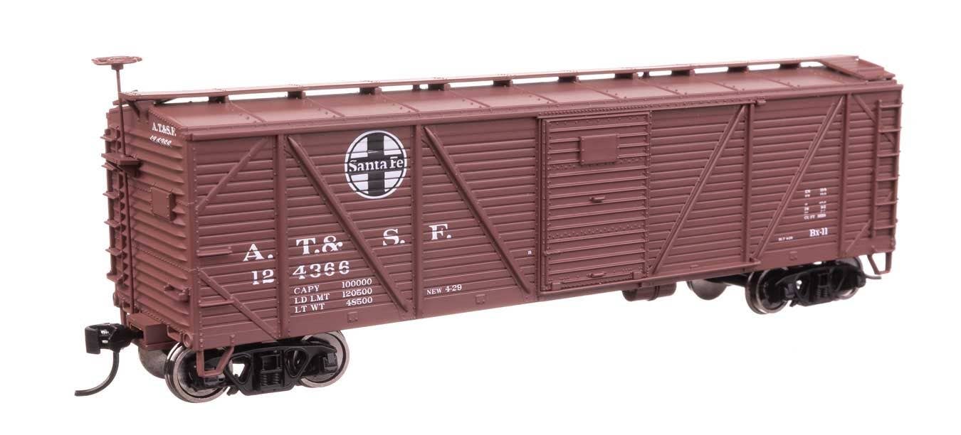 Walthers 910-40704 HO Santa Fe 40' ARA Single Sheathed Boxcar RTR #124366