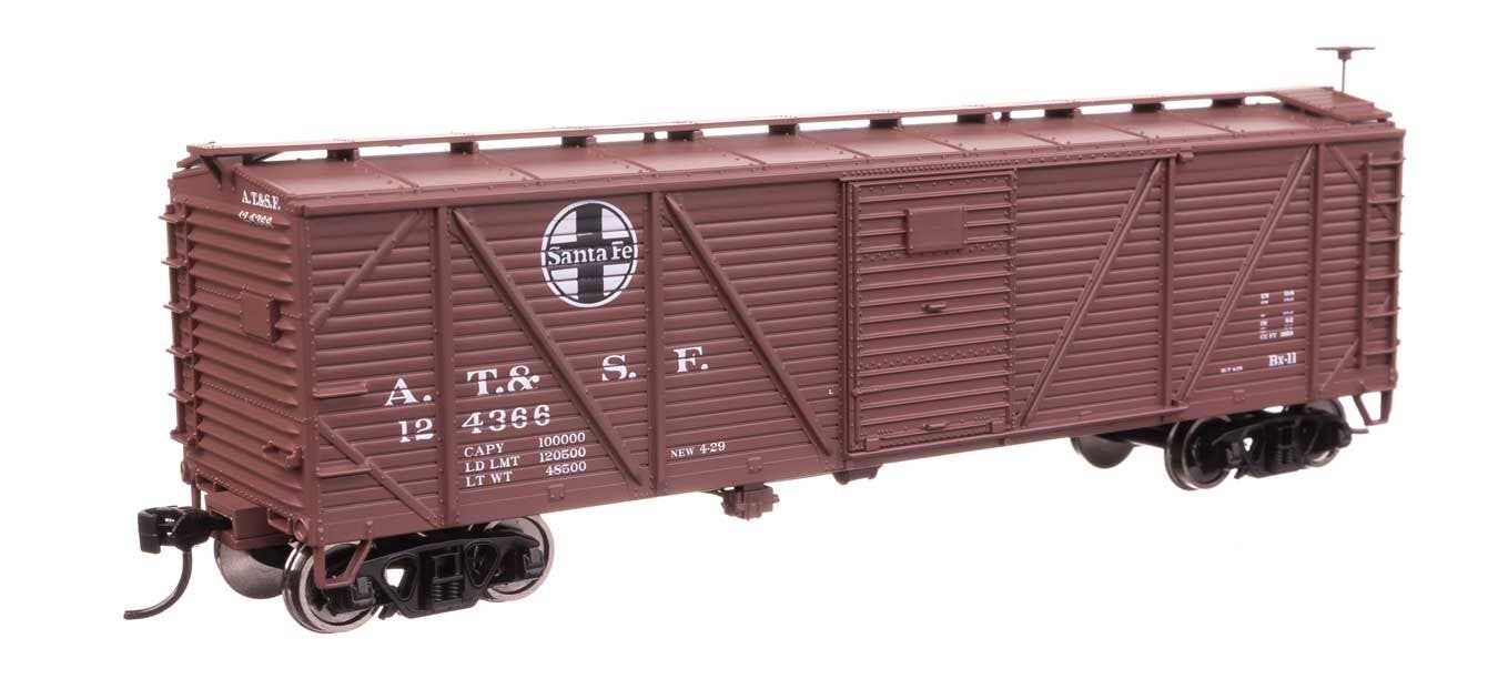 Walthers 910-40704 HO Santa Fe 40' ARA Single Sheathed Boxcar RTR #124366