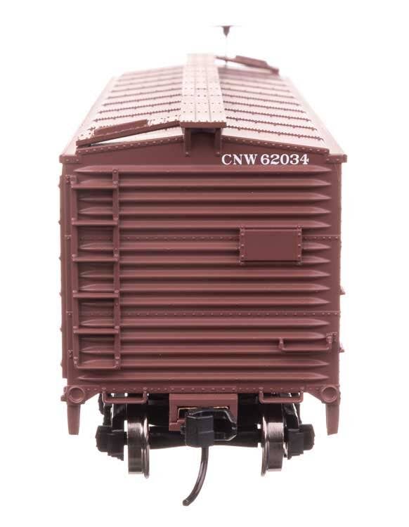 Walthers 910-40705 HO CNW 40' ARA Single Sheathed Boxcar Ready to Run #62034