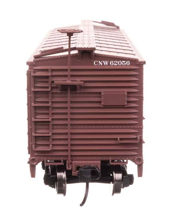 Walthers 910-40707 HO CNW 40' ARA Single Sheathed Boxcar Ready to Run #62056