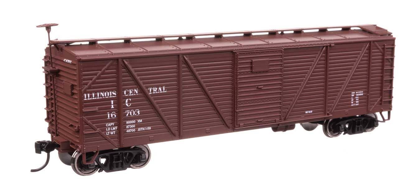 Walthers 910-40713 HO IC 40' ARA Single Sheathed Boxcar Ready to Run #16703