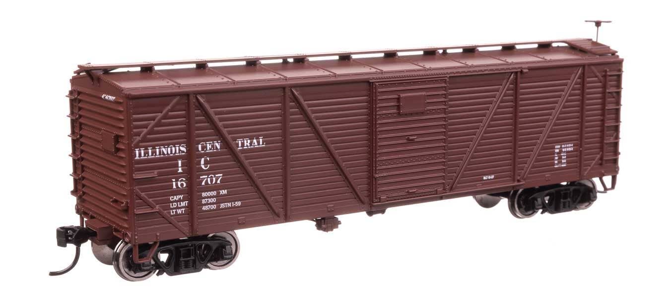 Walthers 910-40714 HO IC 40' ARA Single Sheathed Boxcar Ready to Run #16707