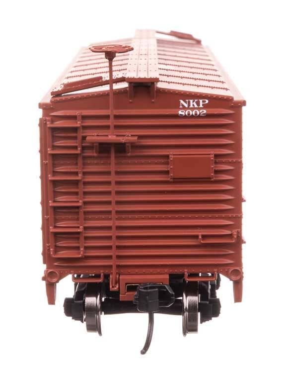 Walthers 910-40721 HO NKP 40' ARA Single Sheathed Boxcar Ready to Run #8002