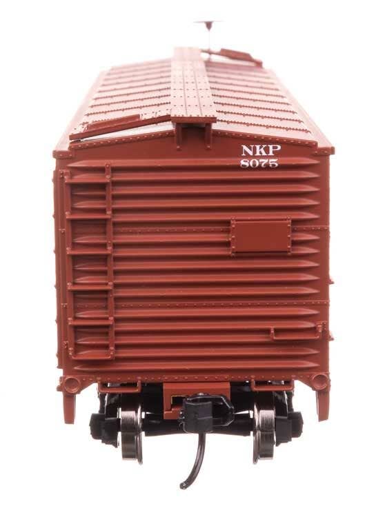 Walthers 910-40724 HO NKP 40' ARA Single Sheathed Boxcar Ready to Run #8075