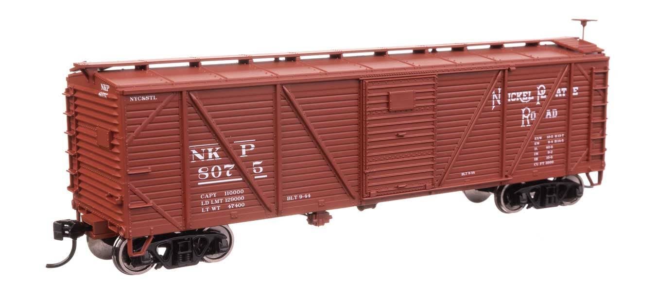 Walthers 910-40724 HO NKP 40' ARA Single Sheathed Boxcar Ready to Run #8075
