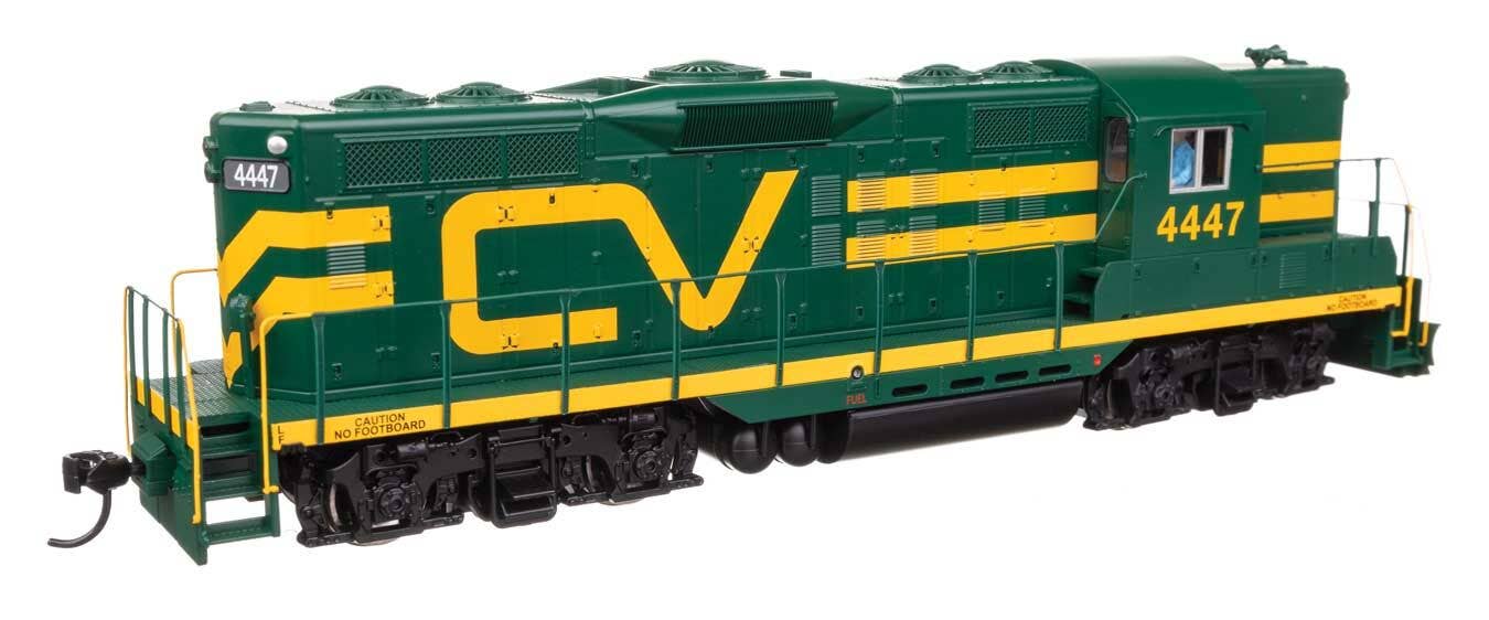 Walthers 910-10492 HO CV EMD GP9 Diesel Locomotive Ph. II with High Hood #4447