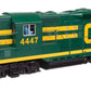 Walthers 910-10492 HO CV EMD GP9 Diesel Locomotive Ph. II with High Hood #4447