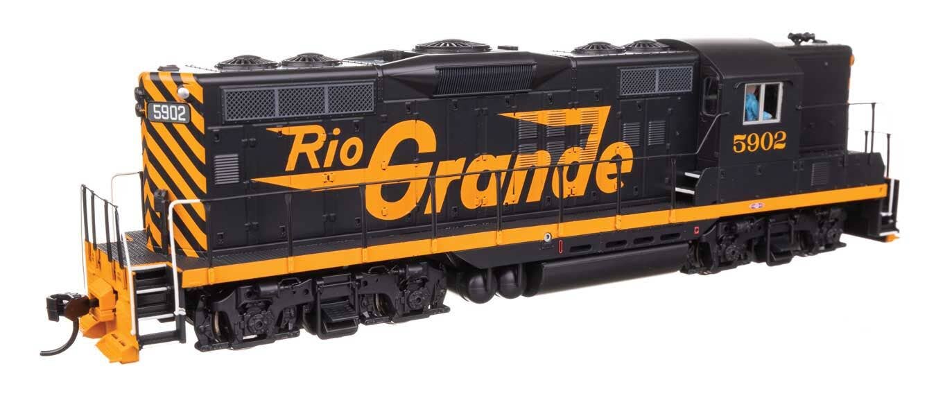 Walthers 910-10495 HO D&RGW EMD GP9 Diesel Locomotive Ph. II w/ High Hood #5902