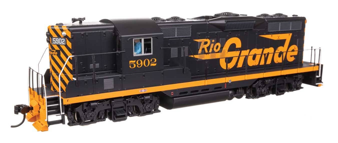 Walthers 910-10495 HO D&RGW EMD GP9 Diesel Locomotive Ph. II w/ High Hood #5902