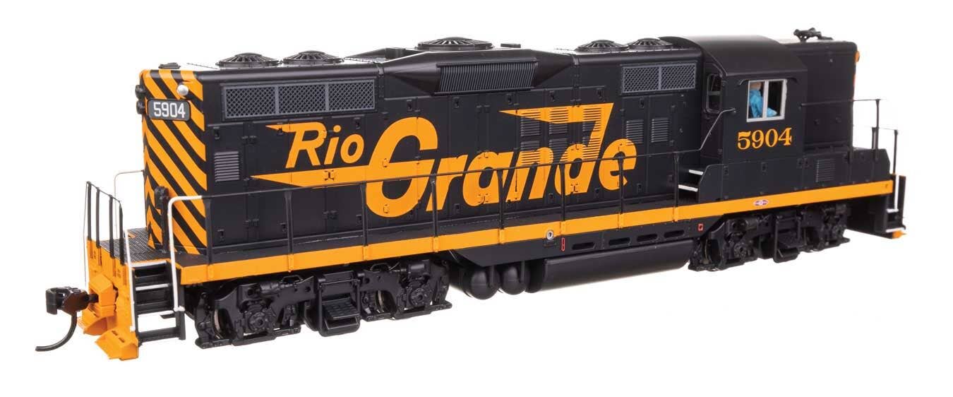 Walthers 910-10496 HO D&RGW EMD GP9 Diesel Locomotive Ph. II w/ High Hood #5904