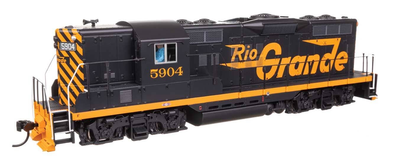 Walthers 910-10496 HO D&RGW EMD GP9 Diesel Locomotive Ph. II w/ High Hood #5904