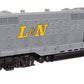 Walthers 910-10499 HO LN EMD GP9 Diesel Locomotive Phase II with High Hood #527