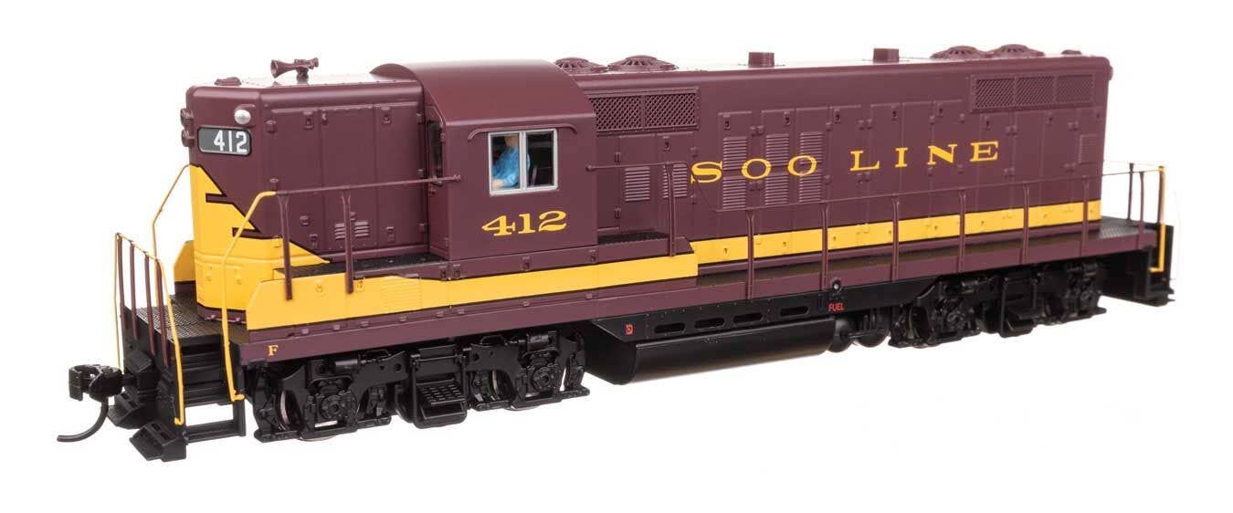 Walthers 910-10501 HO SOO EMD GP9 Diesel Locomotive Phase II with High Hood #412