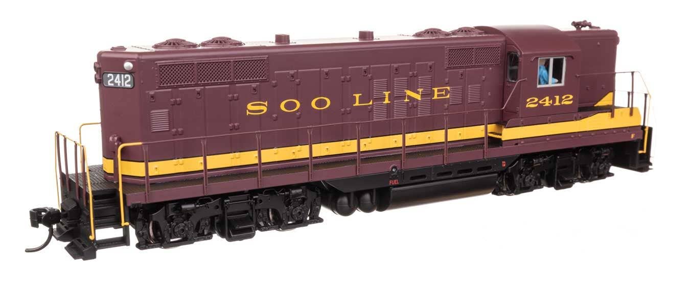 Walthers 910-10502 HO SOO EMD GP9 Diesel Locomotive Phase II w/ High Hood #2412
