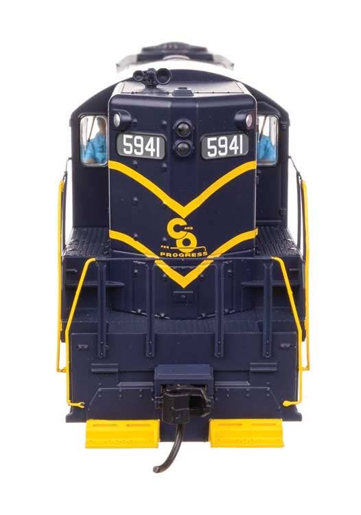Walthers 910-20493 HO C&O EMD GP9 Diesel Locomotive Ph. II w/ Sound & DCC #5941