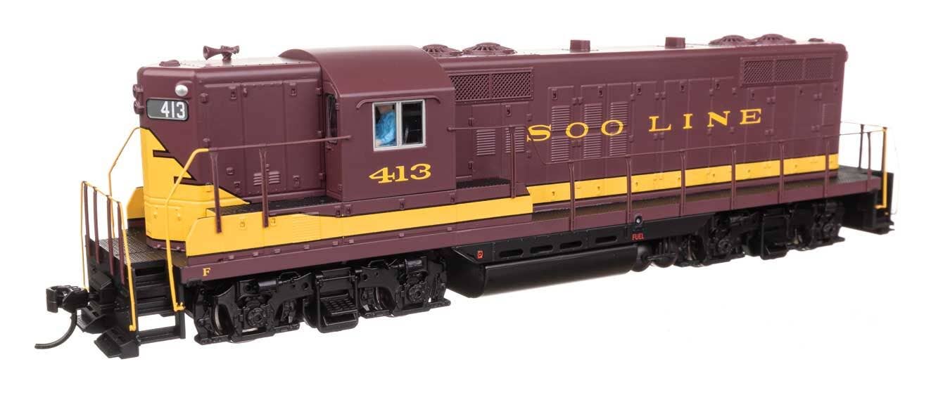 Walthers 910-20501 HO SOO EMD GP9 Diesel Locomotive Ph. II w/ Sound & DCC #413