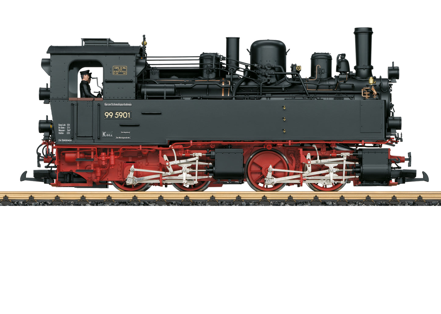 LGB 26591 G HSB Steam Locomotive #99 5901