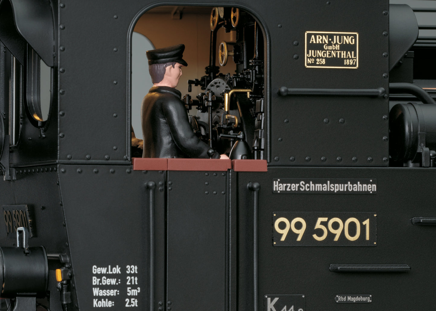 LGB 26591 G HSB Steam Locomotive #99 5901