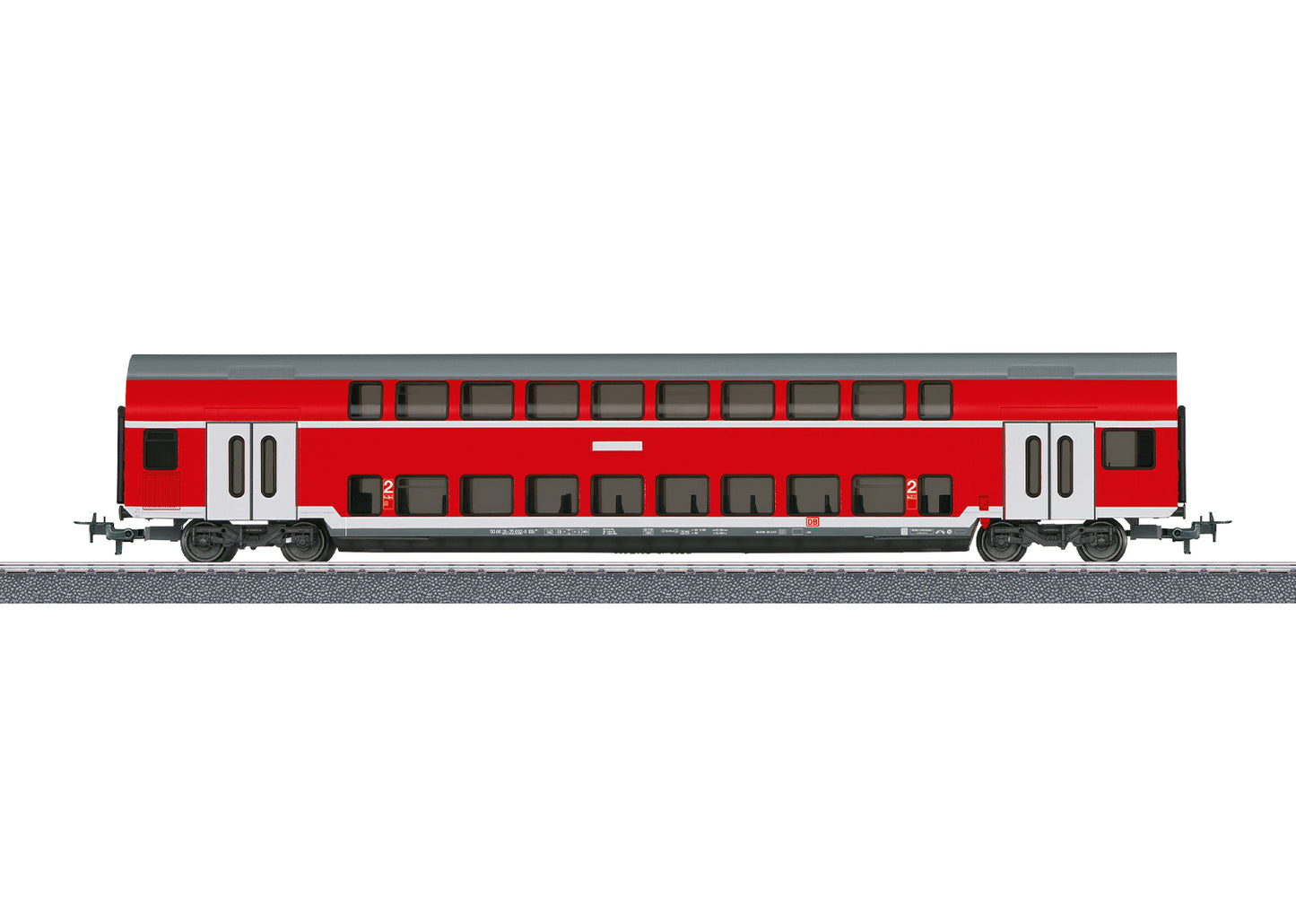 Marklin 40401 HO DB AG 2nd Class Regional Express Bi-Level Commuter Car