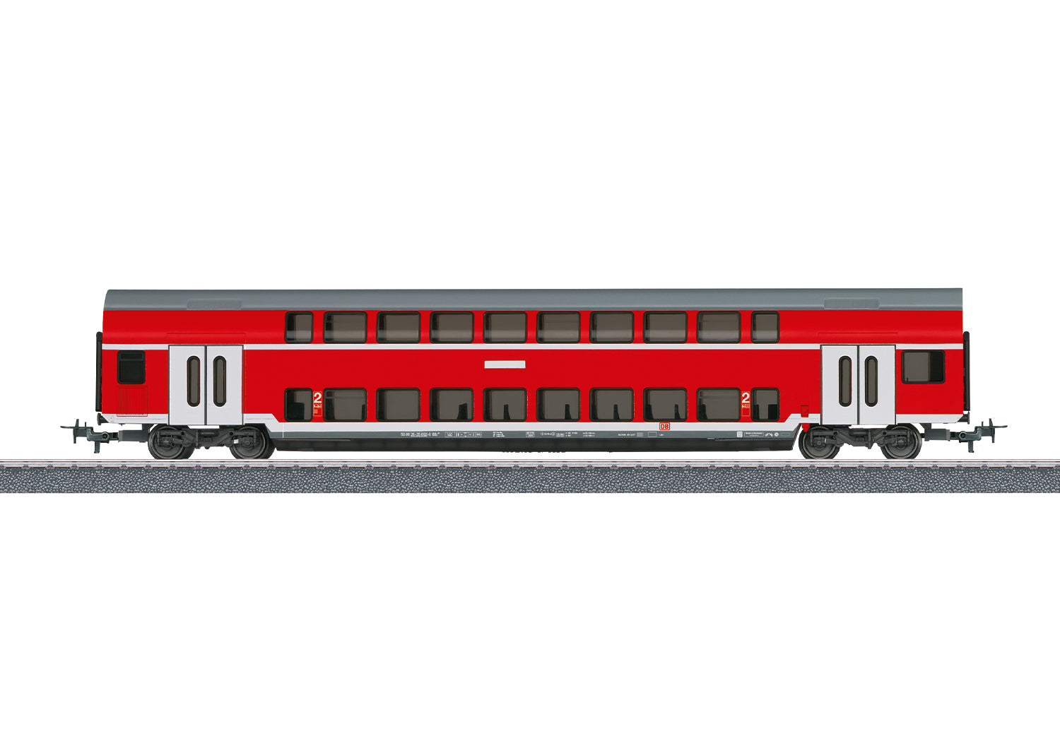 Marklin 40401 HO DB AG 2nd Class Regional Express Bi-Level Commuter Car