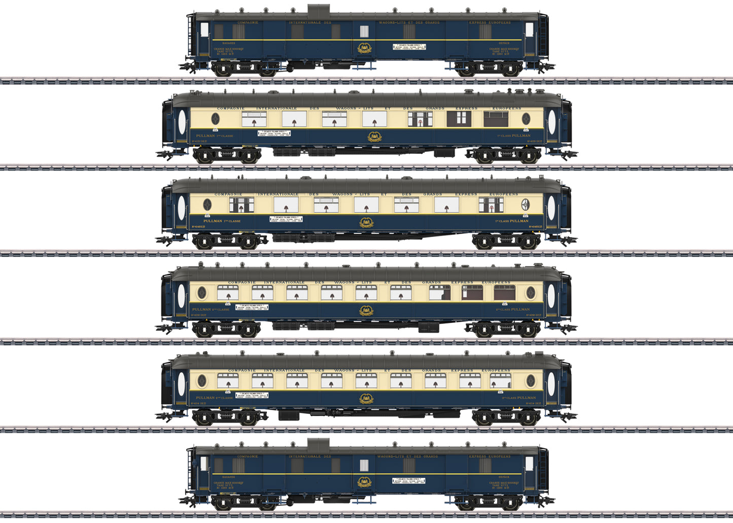 Marklin 42470 HO EDELWEISS Parlor Car Set