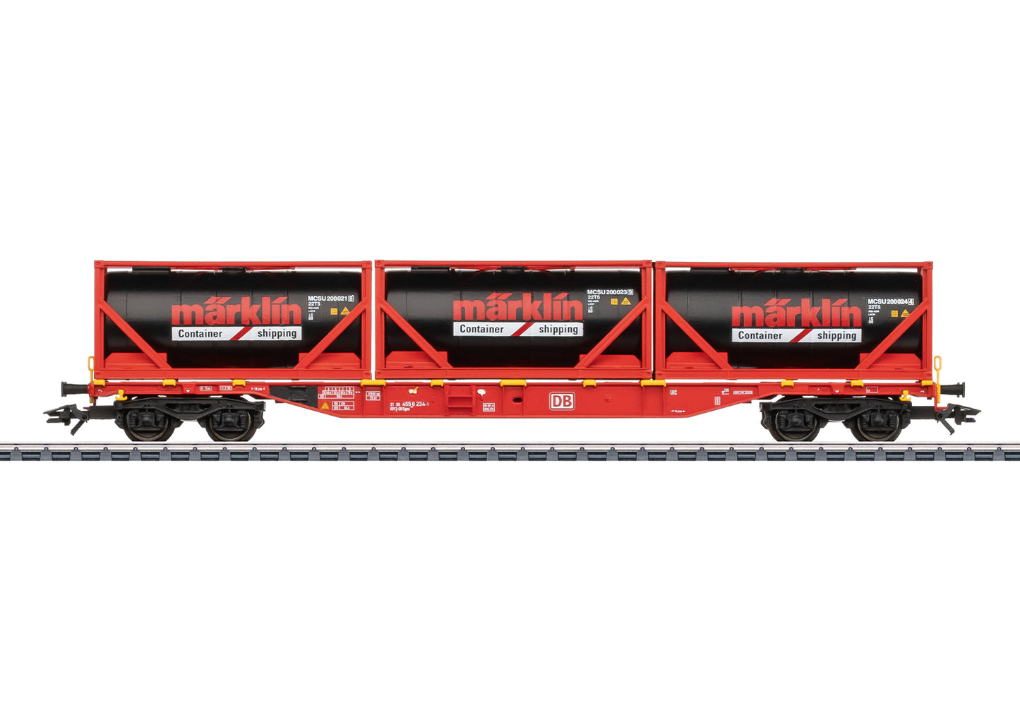 Marklin 47165 HO German Railroad, Inc. Type Sgns 691 Container Transport Car