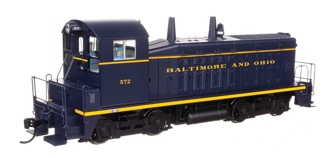 Walthers 910-20624 HO B&O EMD NW2 Diesel Locomotive Phase V w/ Sound & DCC #572