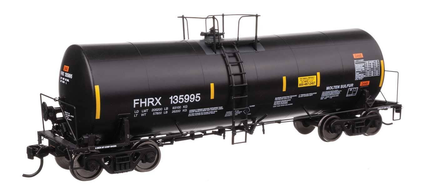 Walthers 920-100053 HO FHRX 40' Trinity 14,000Gal Molten Sulfur Tank Car #135995
