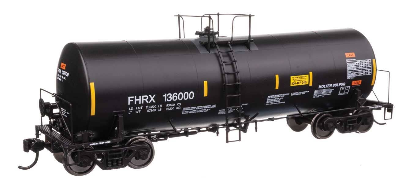 Walthers 920-100054 HO FHRX 40' Trinity 14,000Gal Molten Sulfur Tank Car #136000