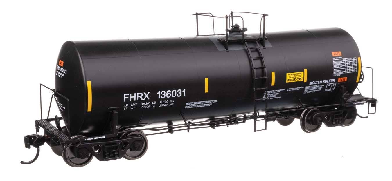 Walthers 920-100055 HO FHRX 40' Trinity 14,000Gal Molten Sulfur Tank Car #136031