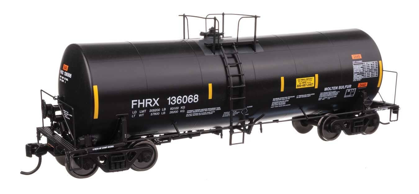 Walthers 920-100056 HO FHRX 40' Trinity 14,000Gal Molten Sulfur Tank Car #136068