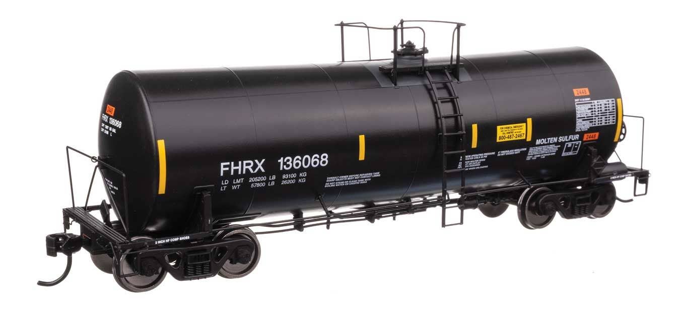 Walthers 920-100056 HO FHRX 40' Trinity 14,000Gal Molten Sulfur Tank Car #136068